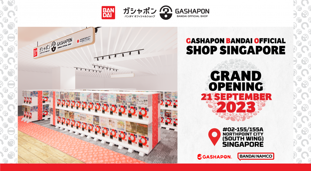 Gashapon Bandai Official Shop in Singapore at Northpoint City